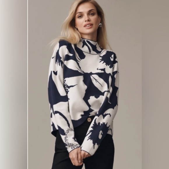 MAEVE CARYS MOCK-NECK JUMPER Sweater Anthro - Picture 2 of 10